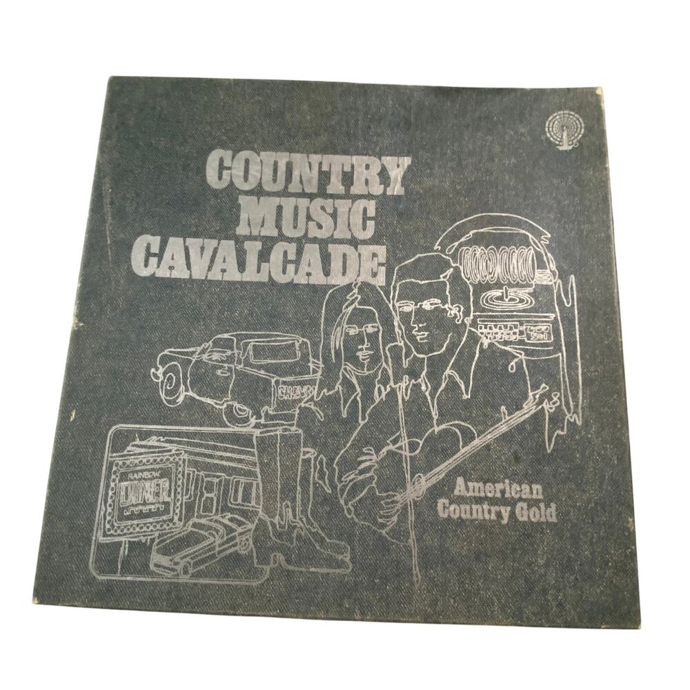 Vtg American Country Gold Record Candlelite Music 1980 12" 33rpm Country CU 161